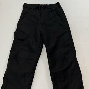 Canyon River Blues Snow Pants, Kids size small, black 